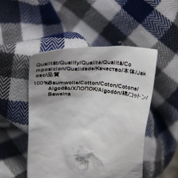 BOSS Hugo Boss Miles US Dress Shirt Adult 15 1/4, 34/35 Blue/Gray Sharp Fit L/S - Picture 8 of 12